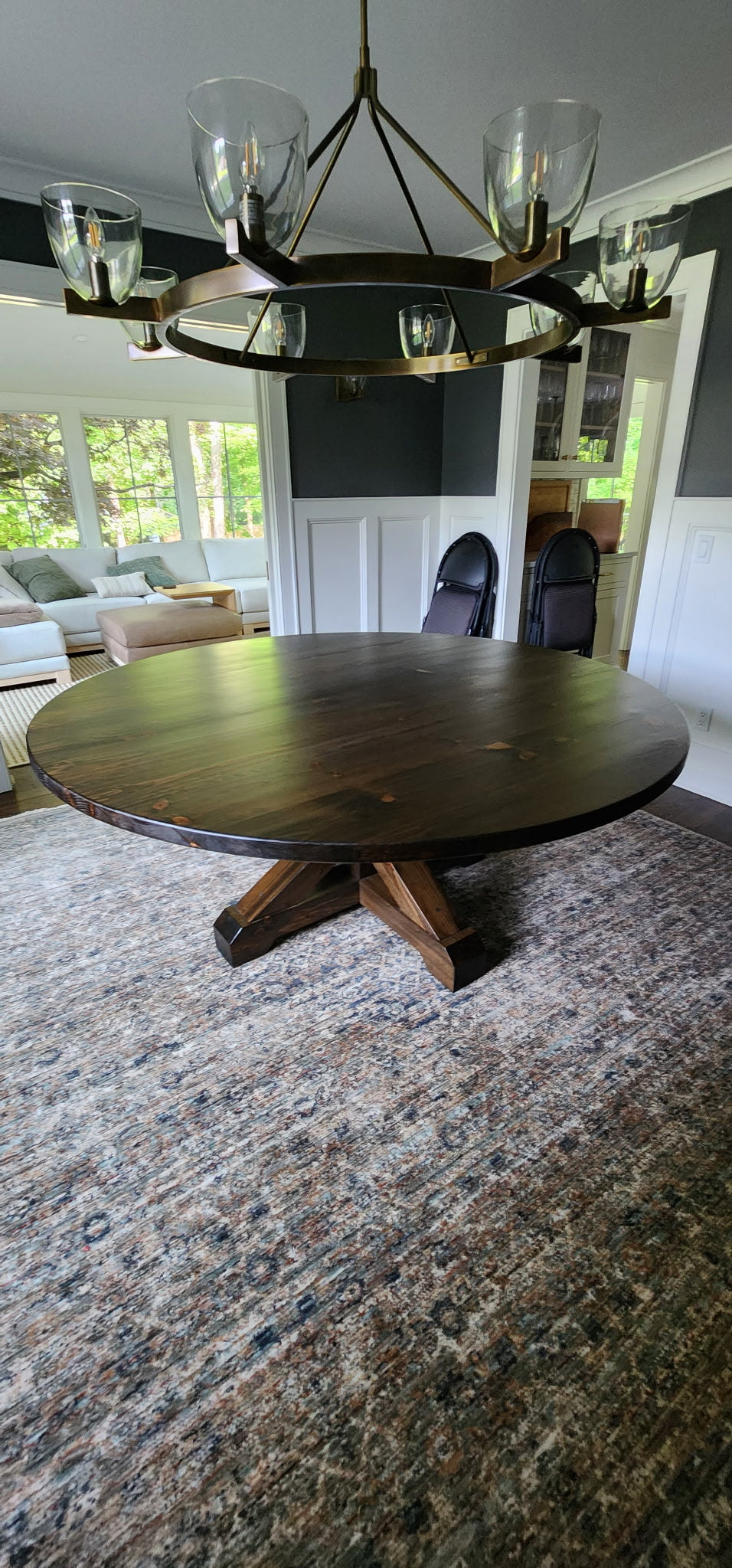 72" Extra Chunky Round Dining Table