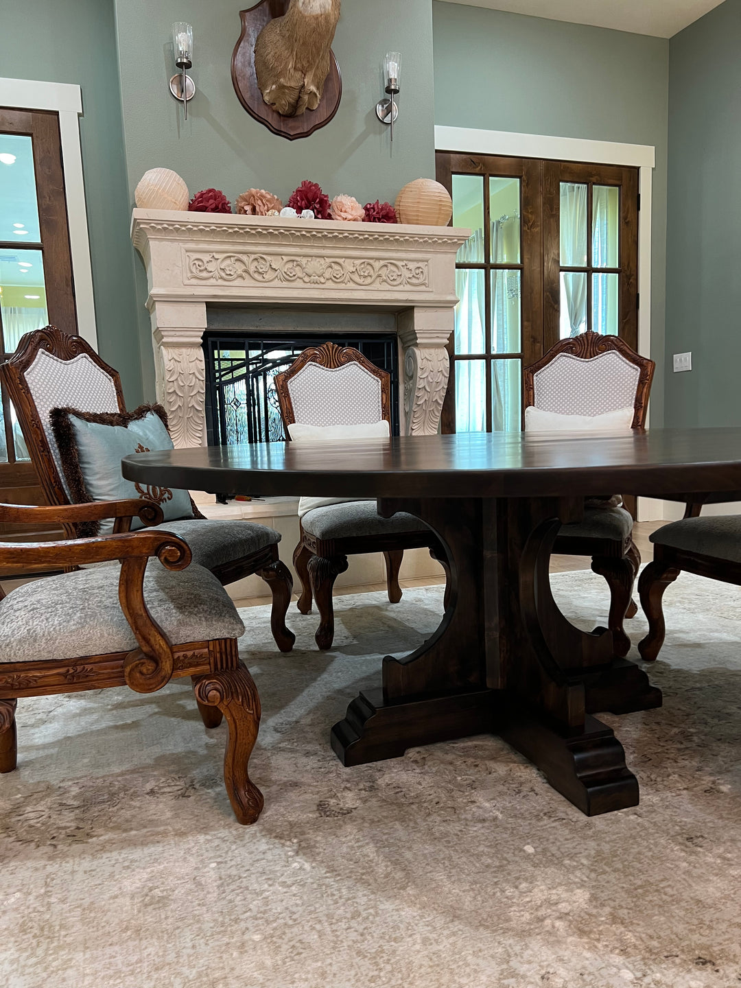 72" Corbel Round Dining Table