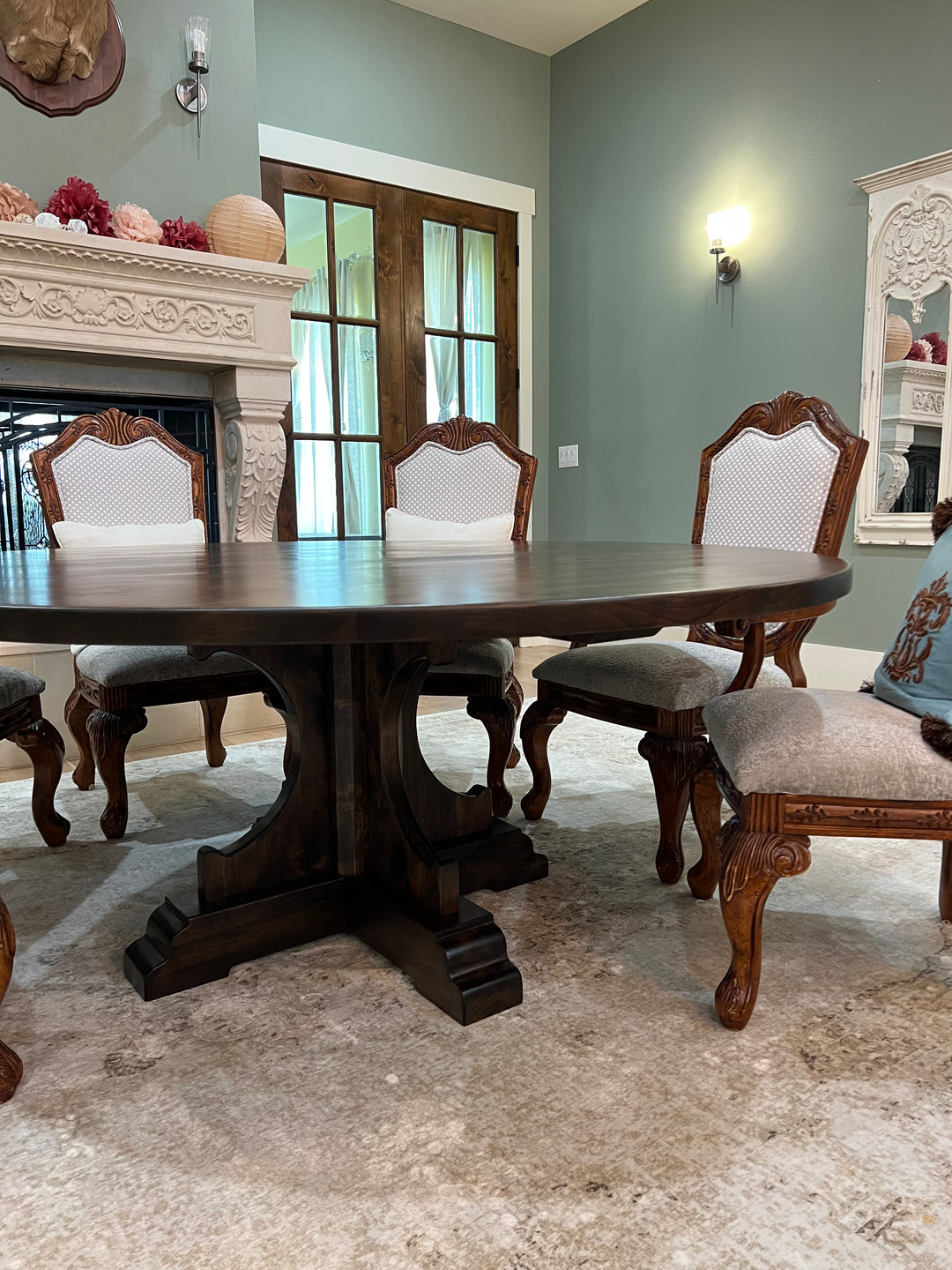 72" Corbel Round Dining Table