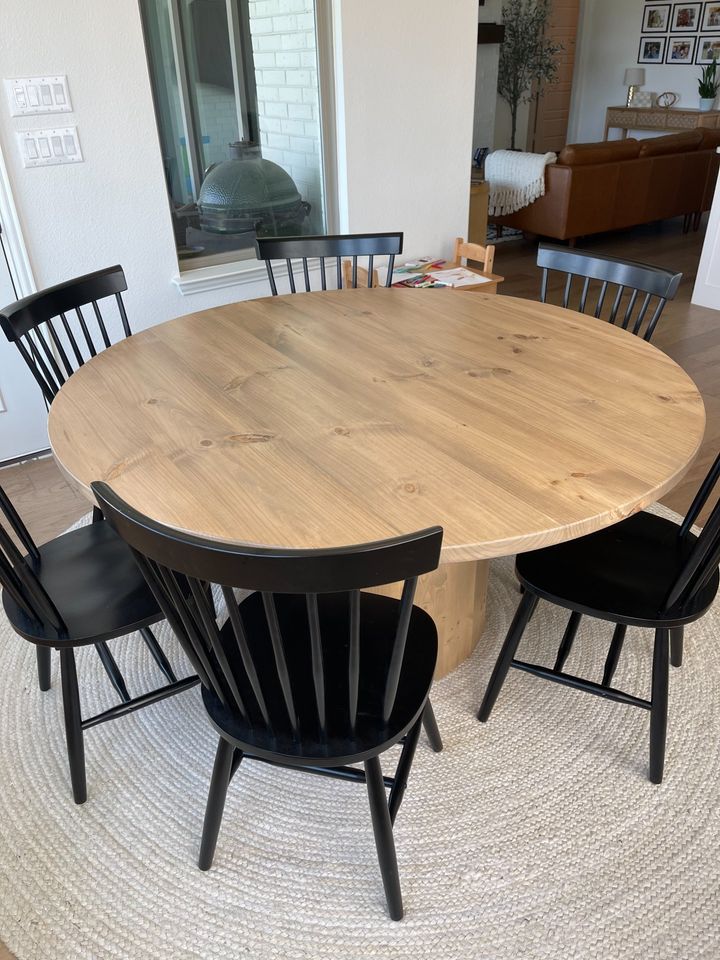 Cylinder Round Dining Table
