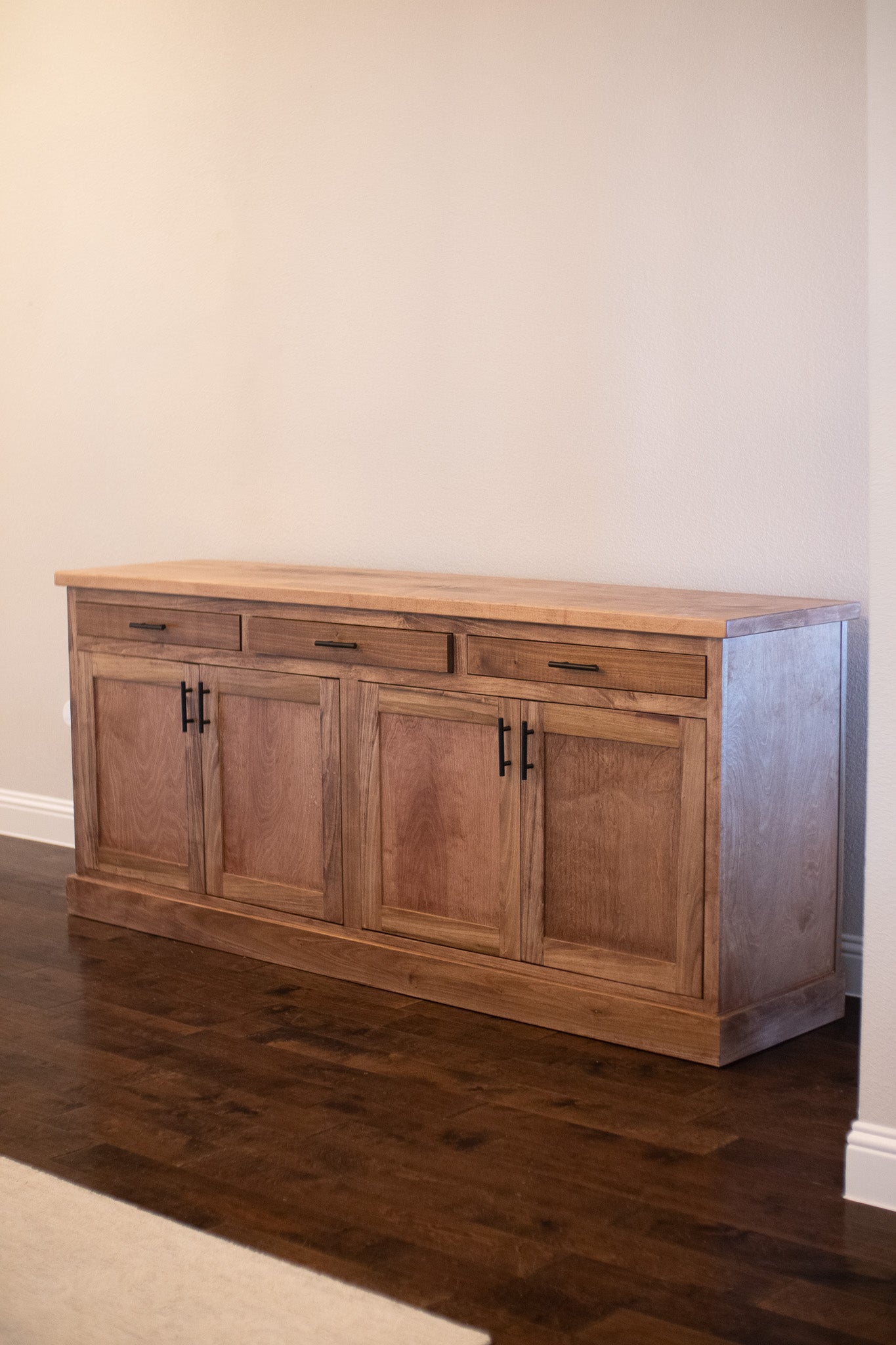 Expertly handcrafted with solid wood, ensuring durability and a long-lasting finish.