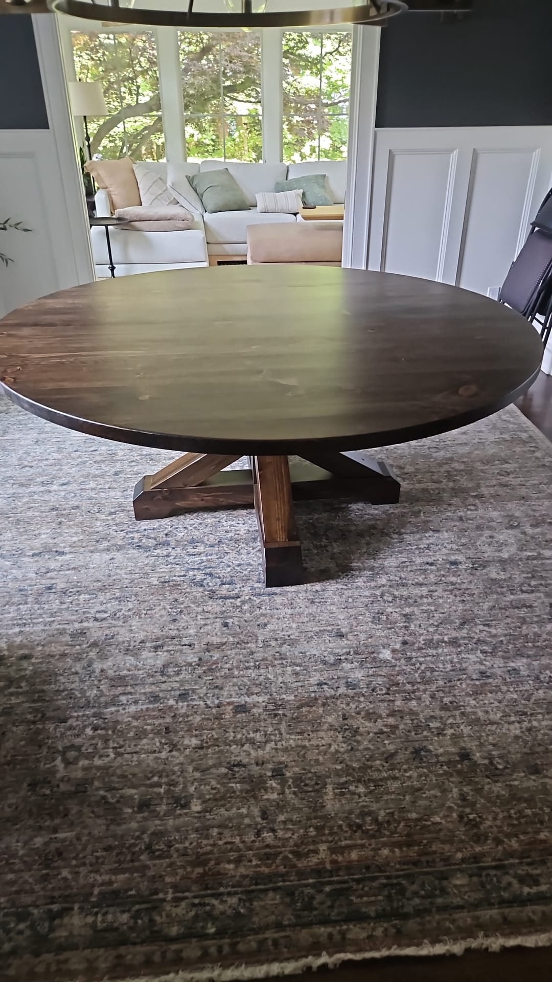 72" Extra Chunky Round Dining Table