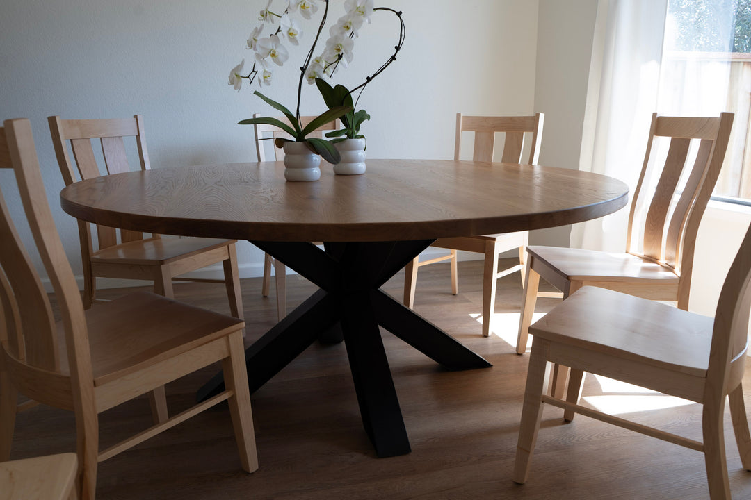 72" Spider Round Dining Table