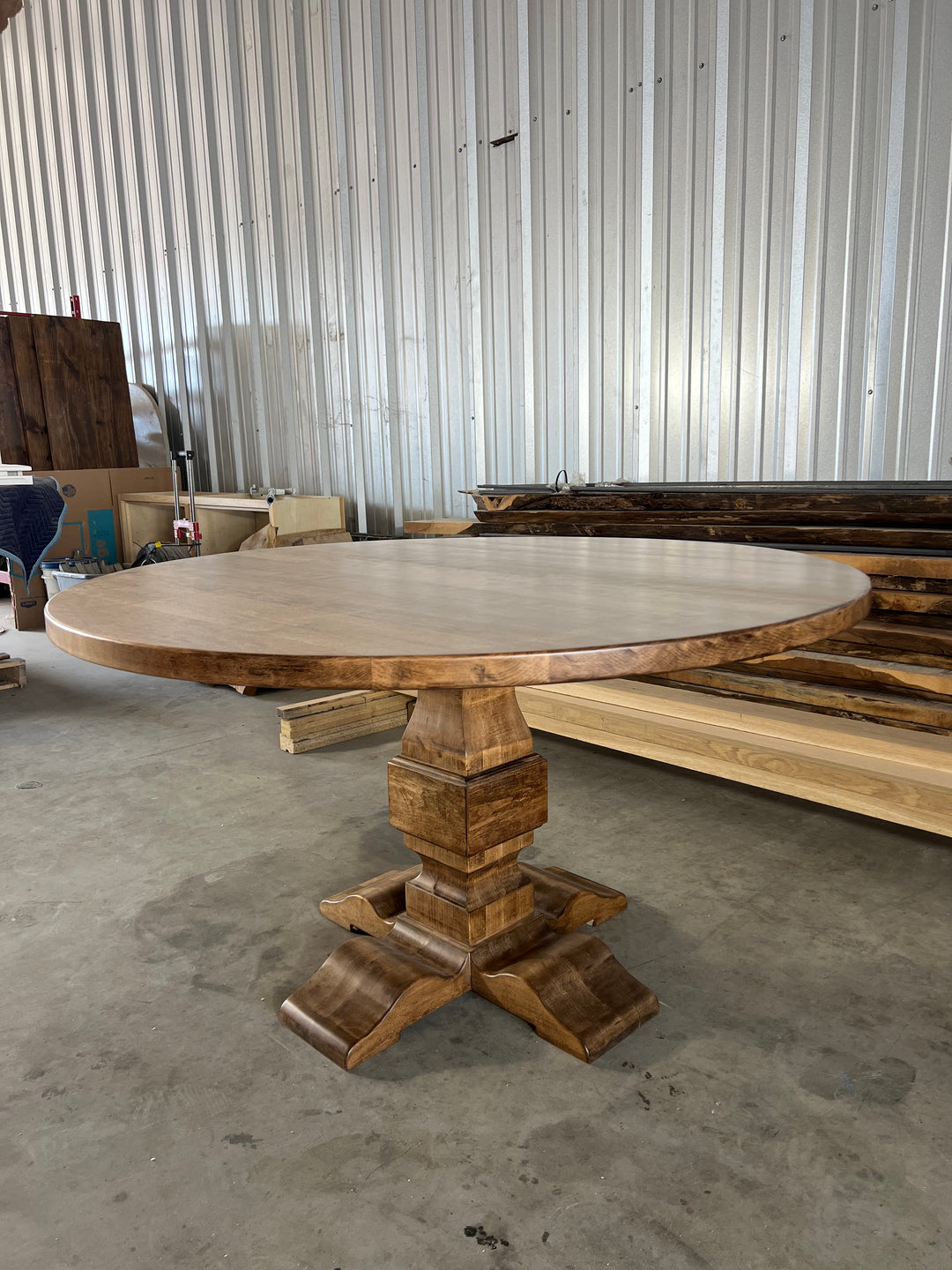 Olson Pedestal Round Dining Table
