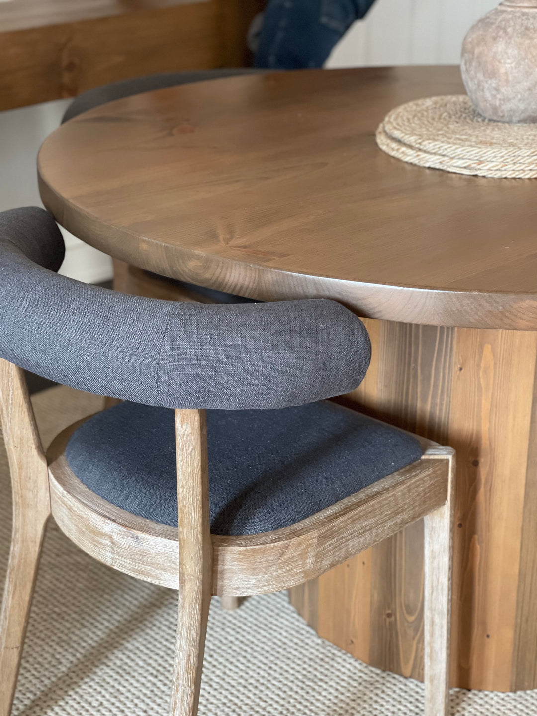 Cylinder Round Dining Table