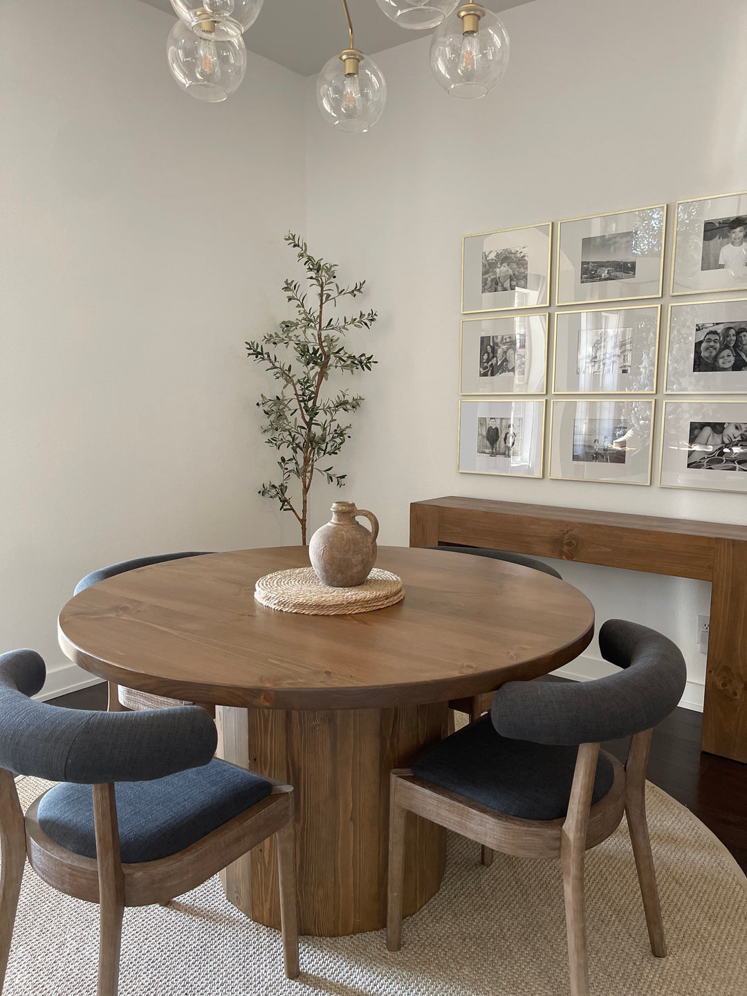 Cylinder Round Dining Table