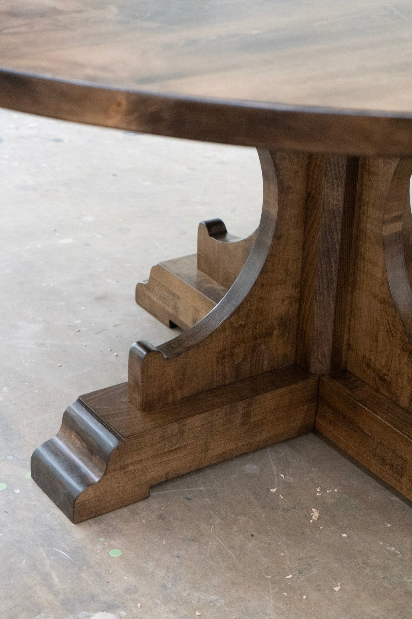 Maple Table with Corbel accents