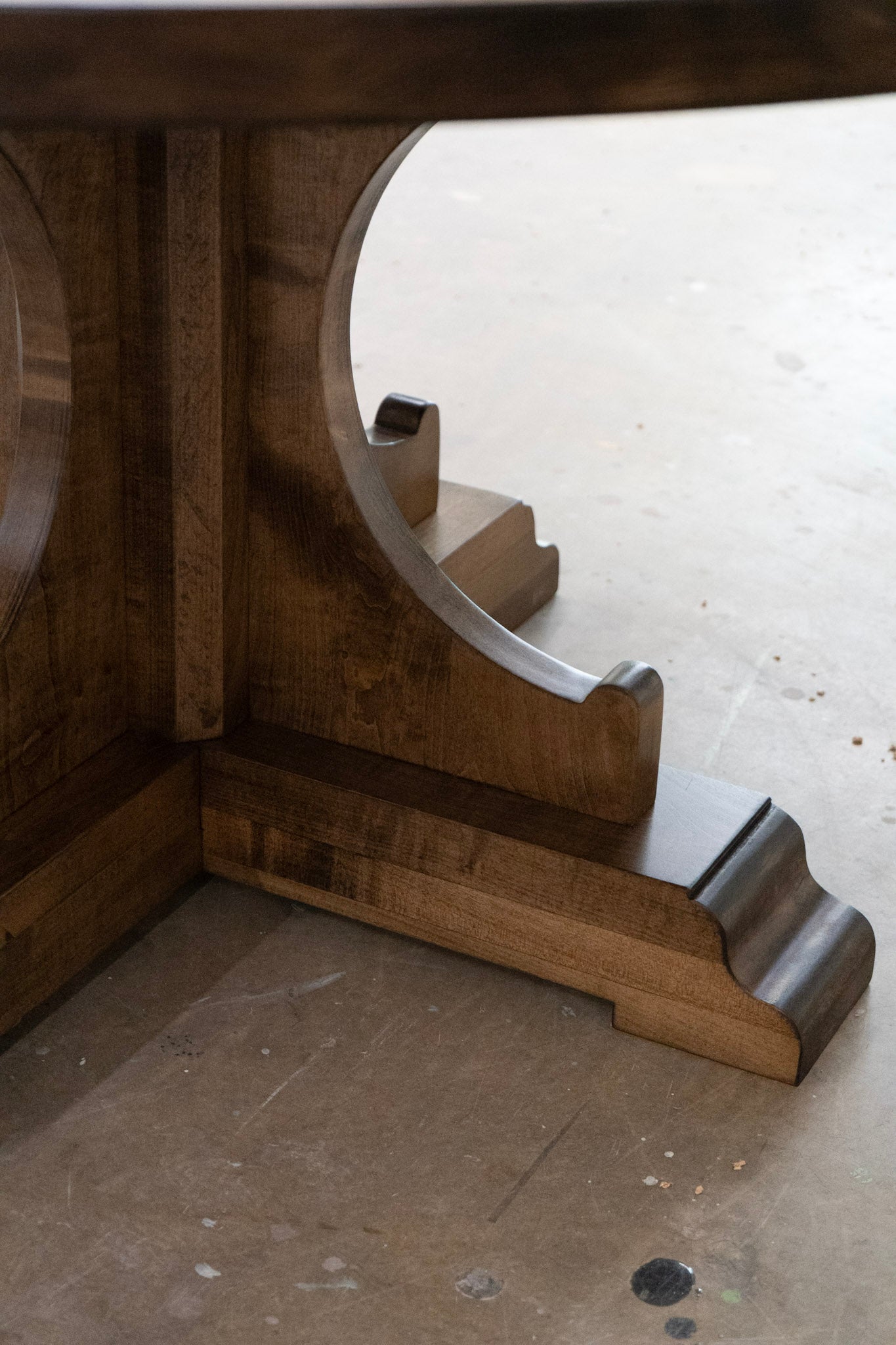 Maple Table with Corbel accents - DW