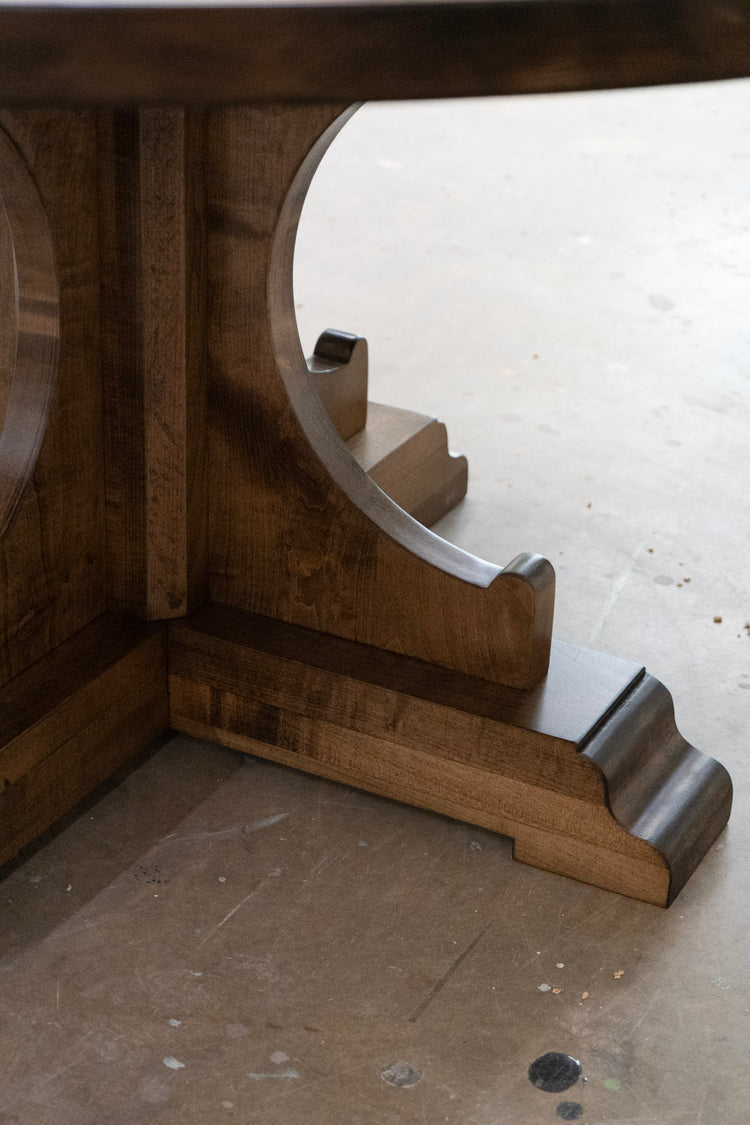 Maple Table with Corbel accents - DW