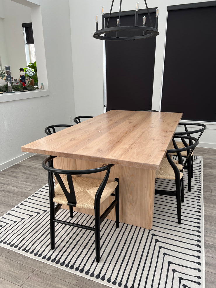 Hardwood Modern Dining Table