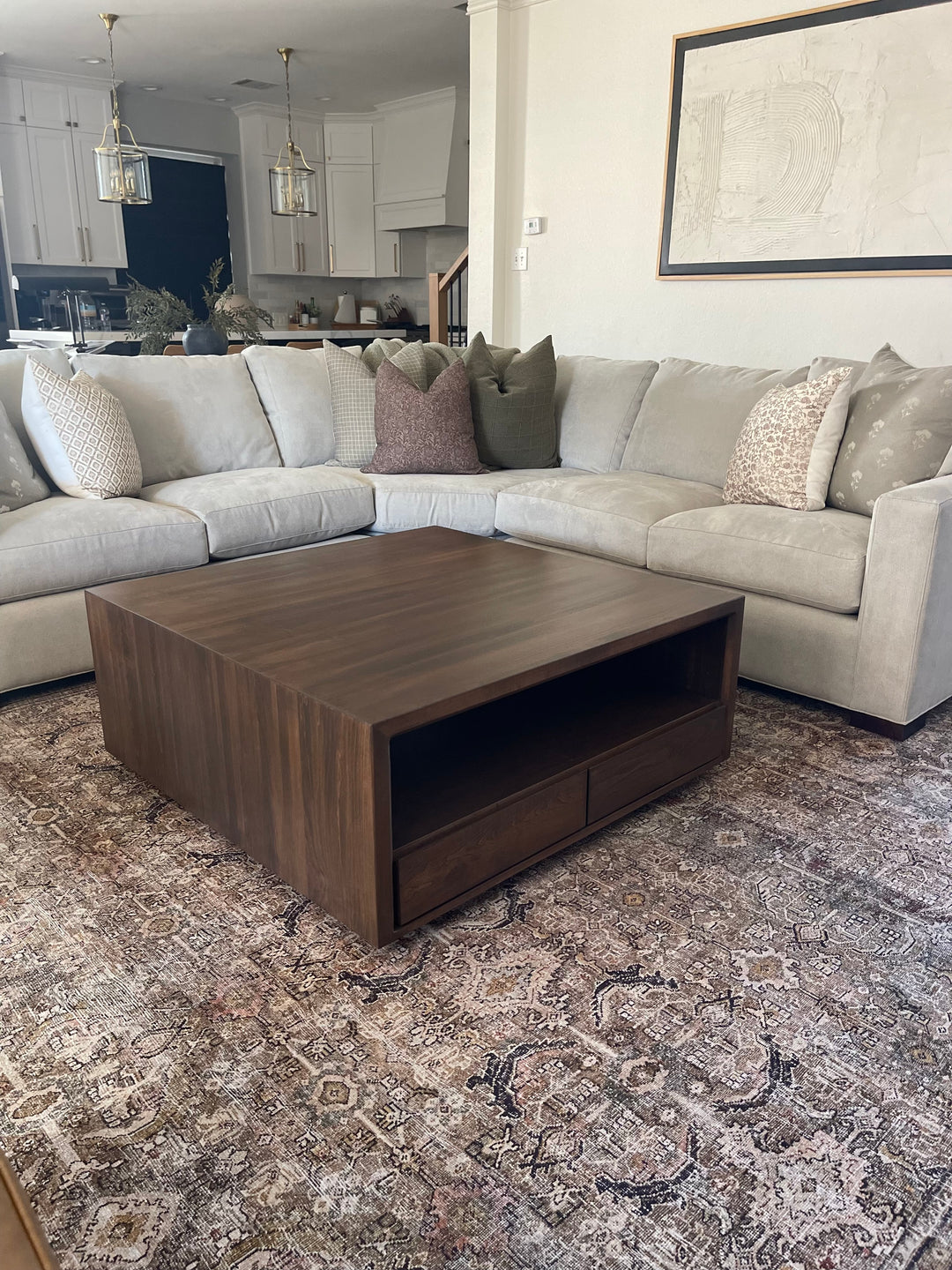 Coffee Table with Drawers