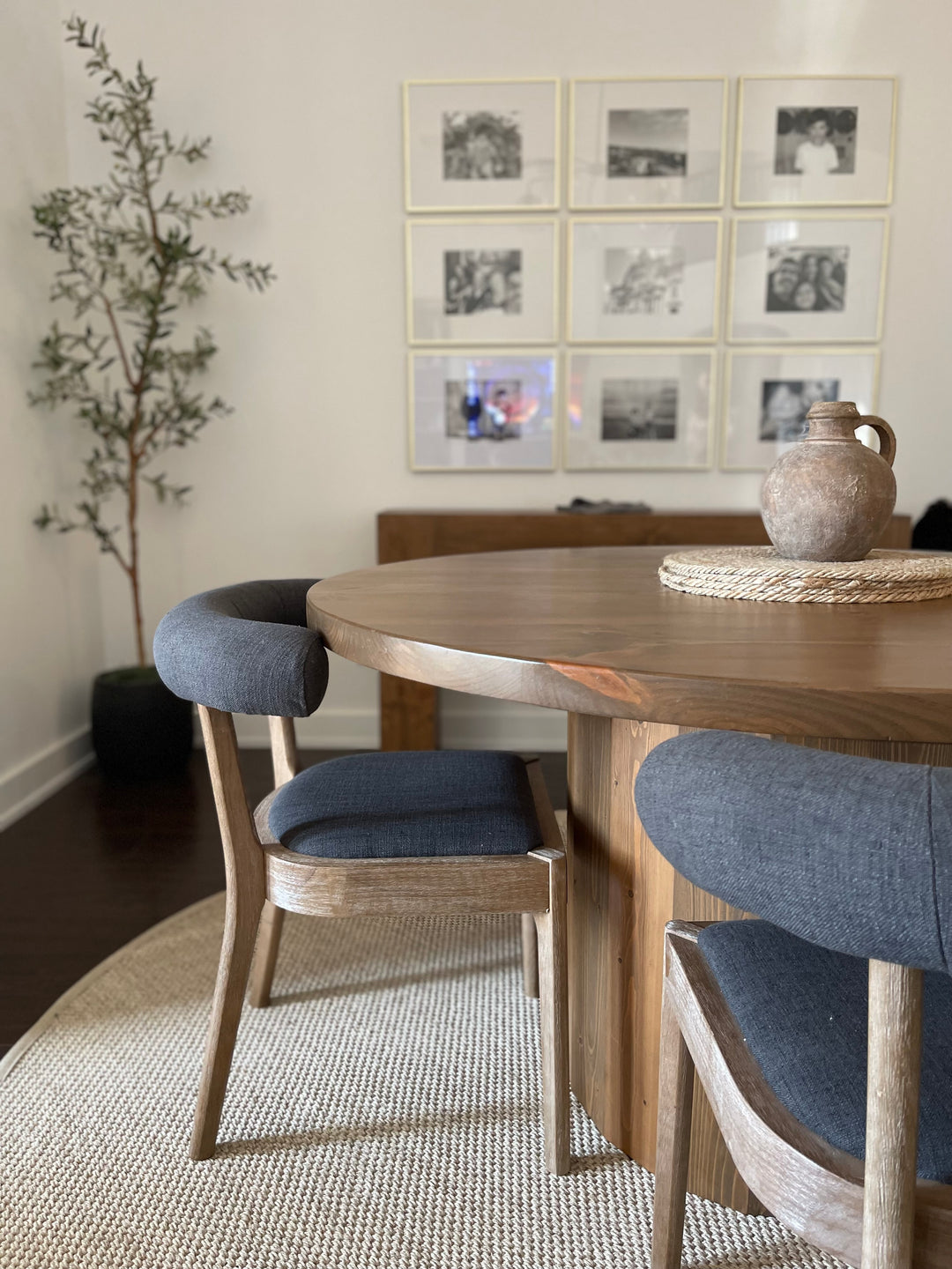 Cylinder Round Dining Table