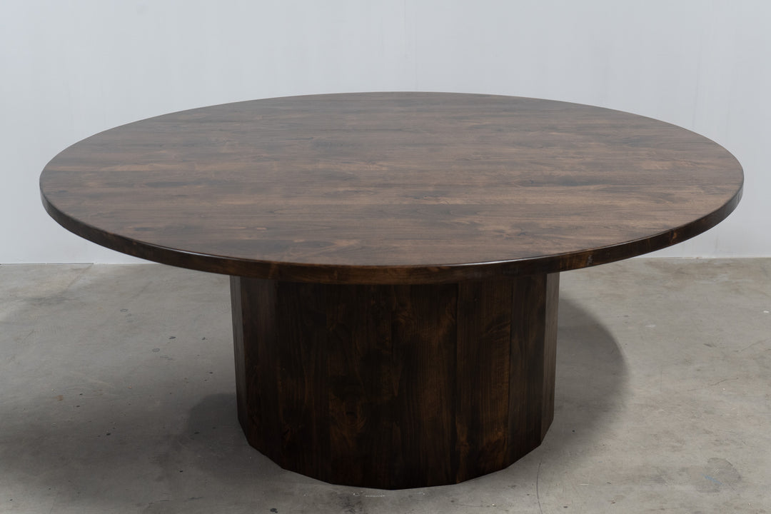 72" Cylinder Round Dining Table
