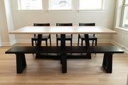 Modern Trapezoid Dining Table
