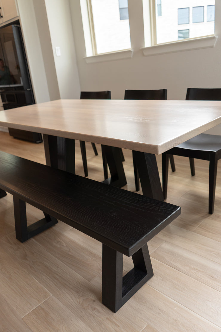Modern Trapezoid Dining Table