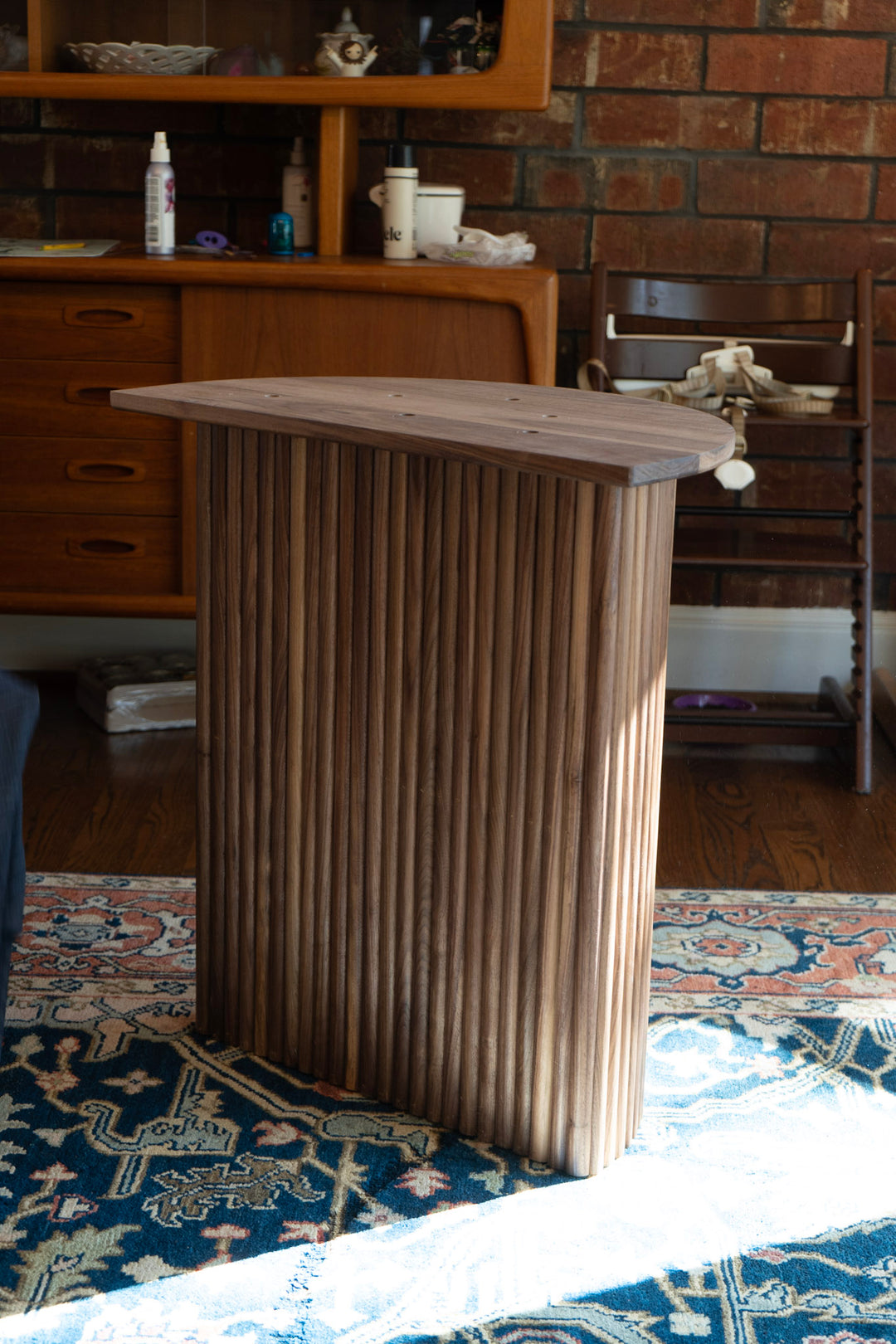 Walnut Milestone Dining Table