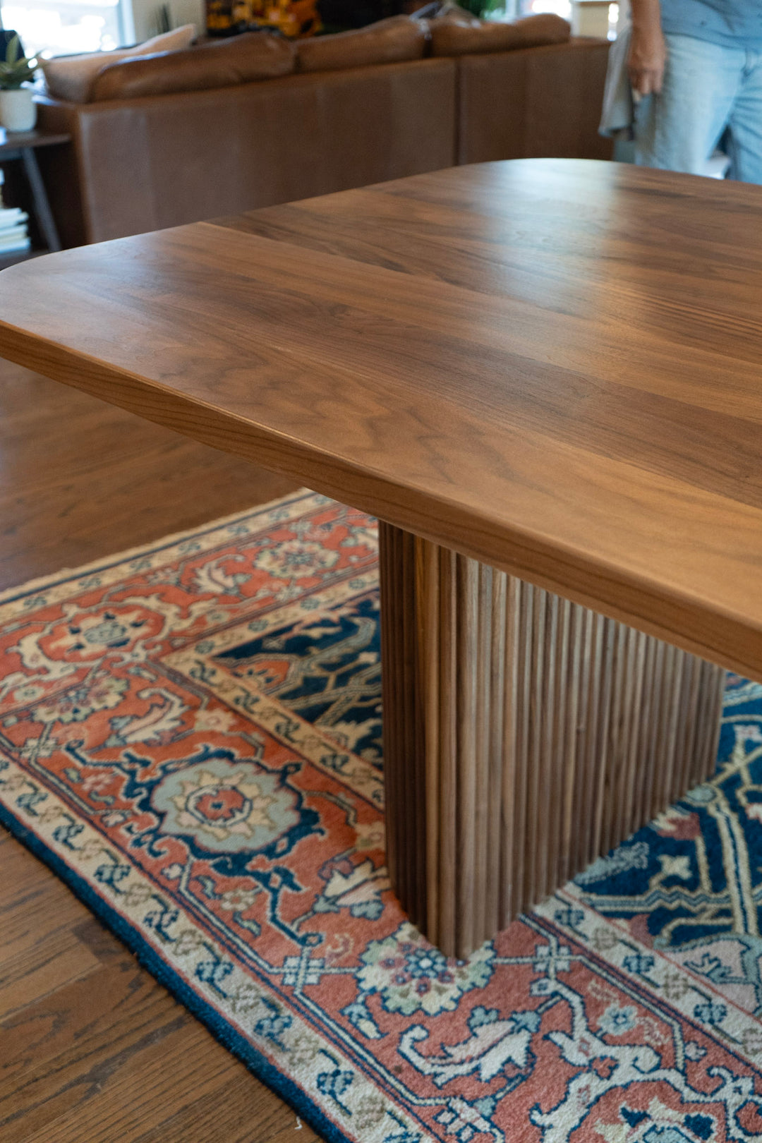 Walnut Milestone Dining Table