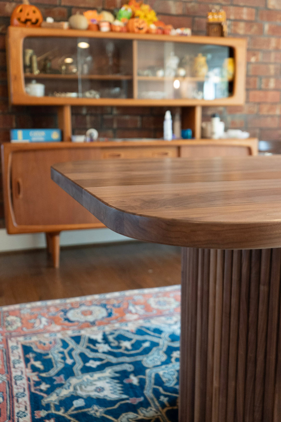 Walnut Milestone Dining Table