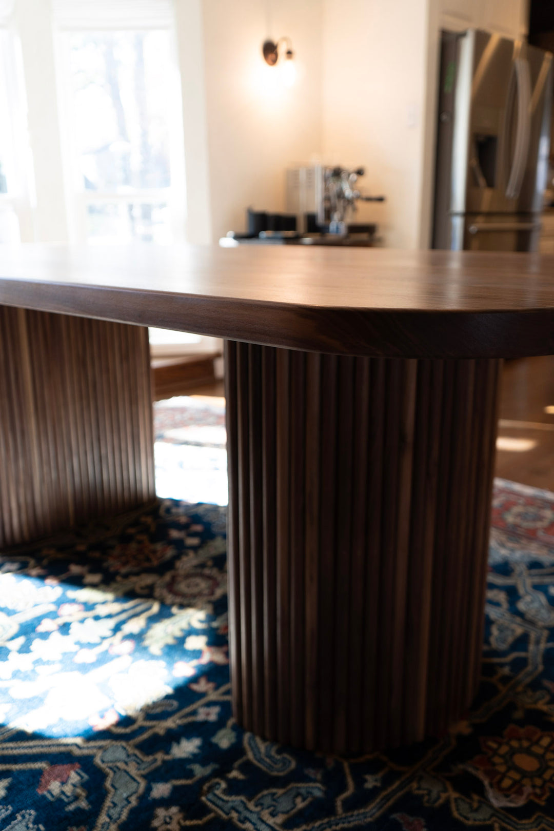 Walnut Milestone Dining Table