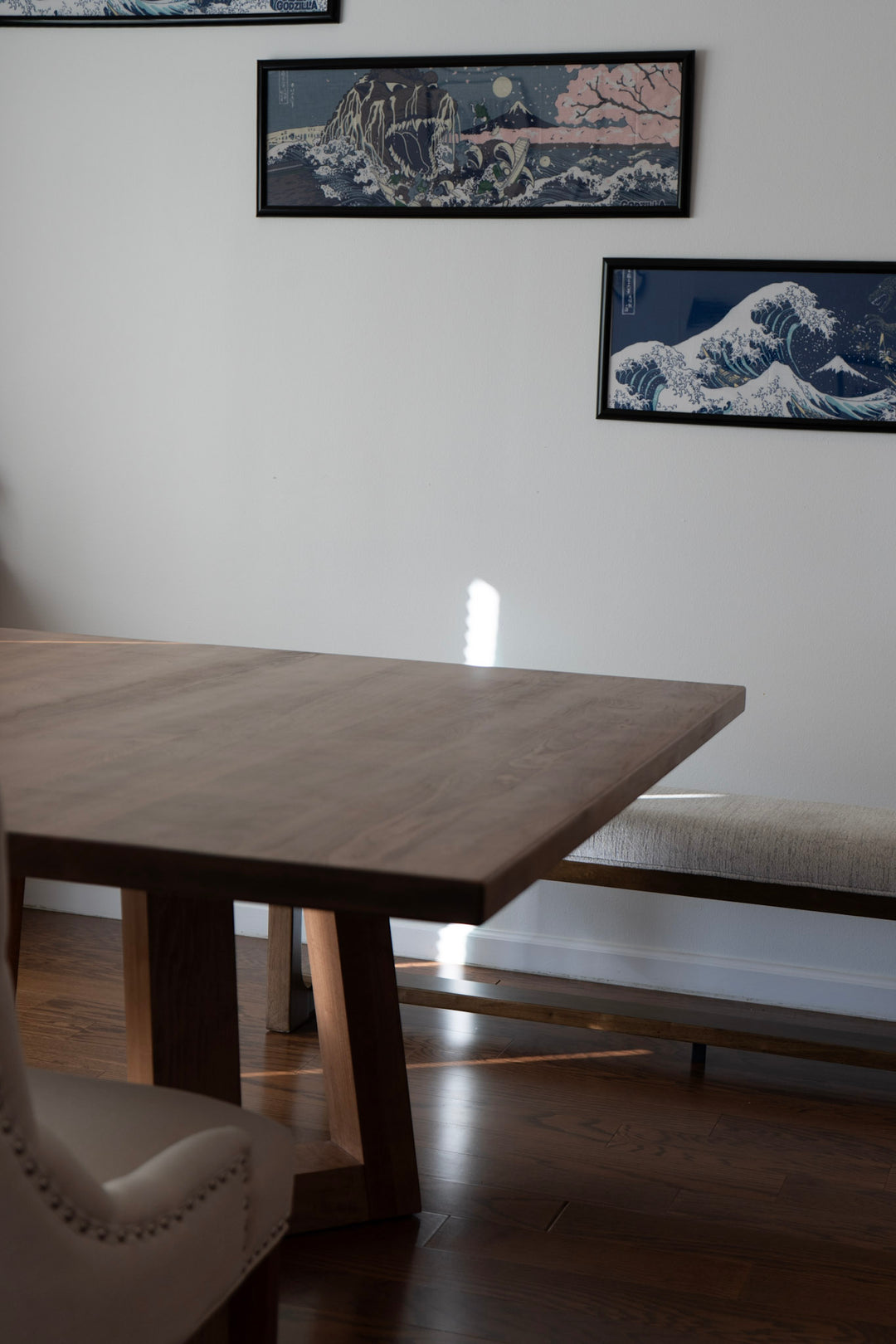 Trapezoid Square Dining Table