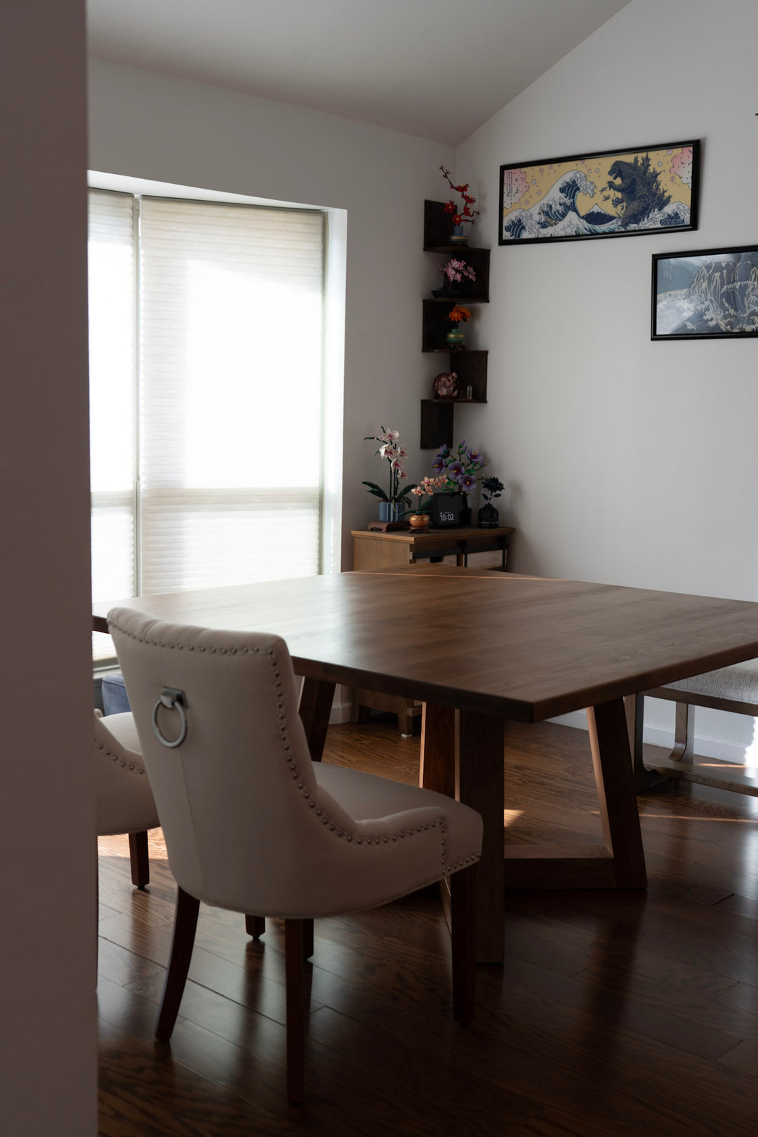 Trapezoid Square Dining Table