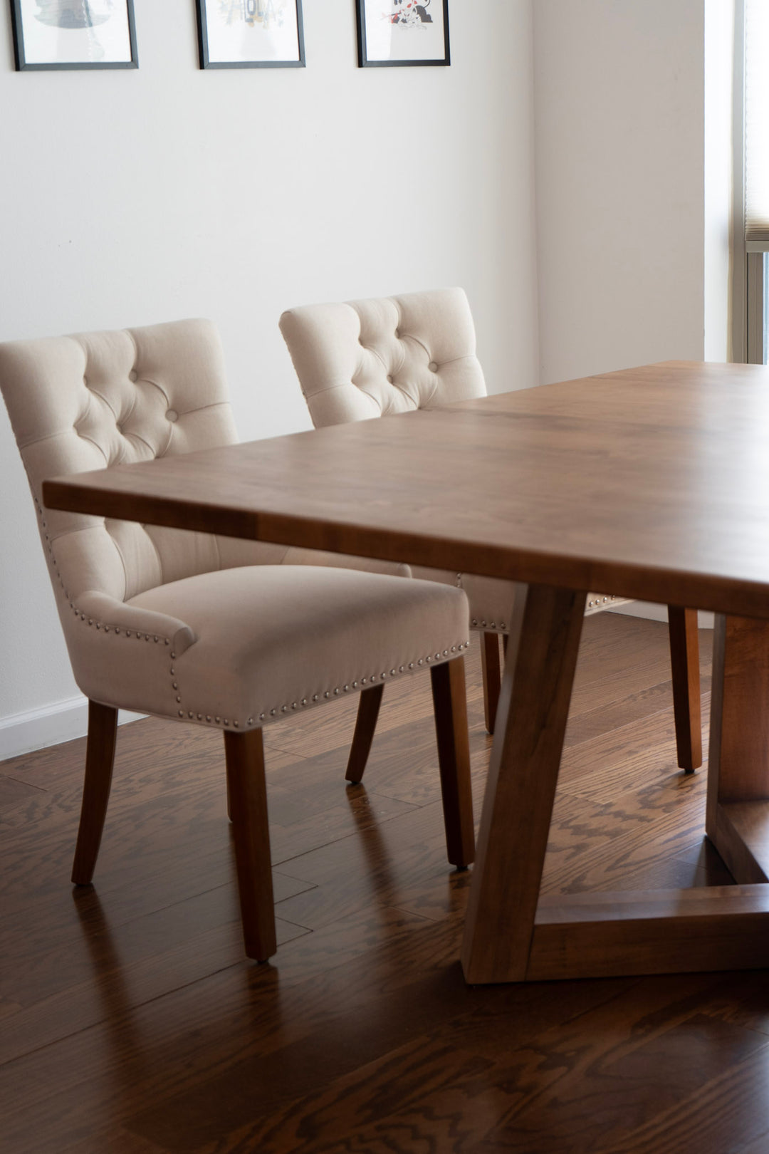 Trapezoid Square Dining Table