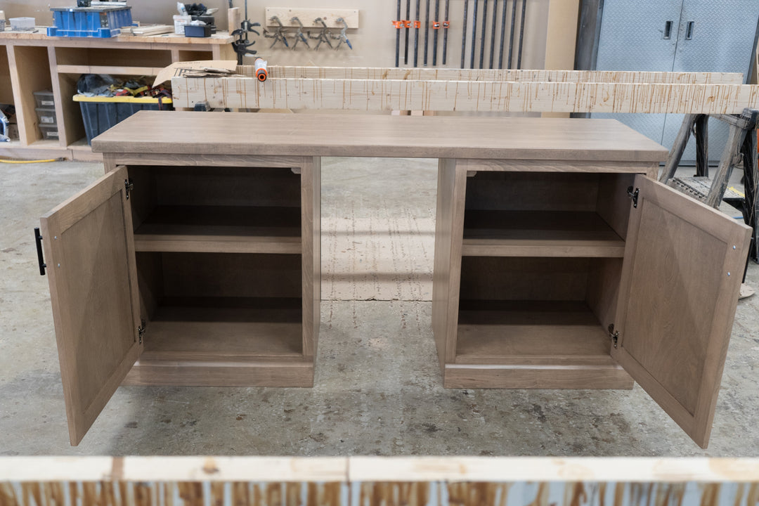 Credenza with Mini-Fridge
