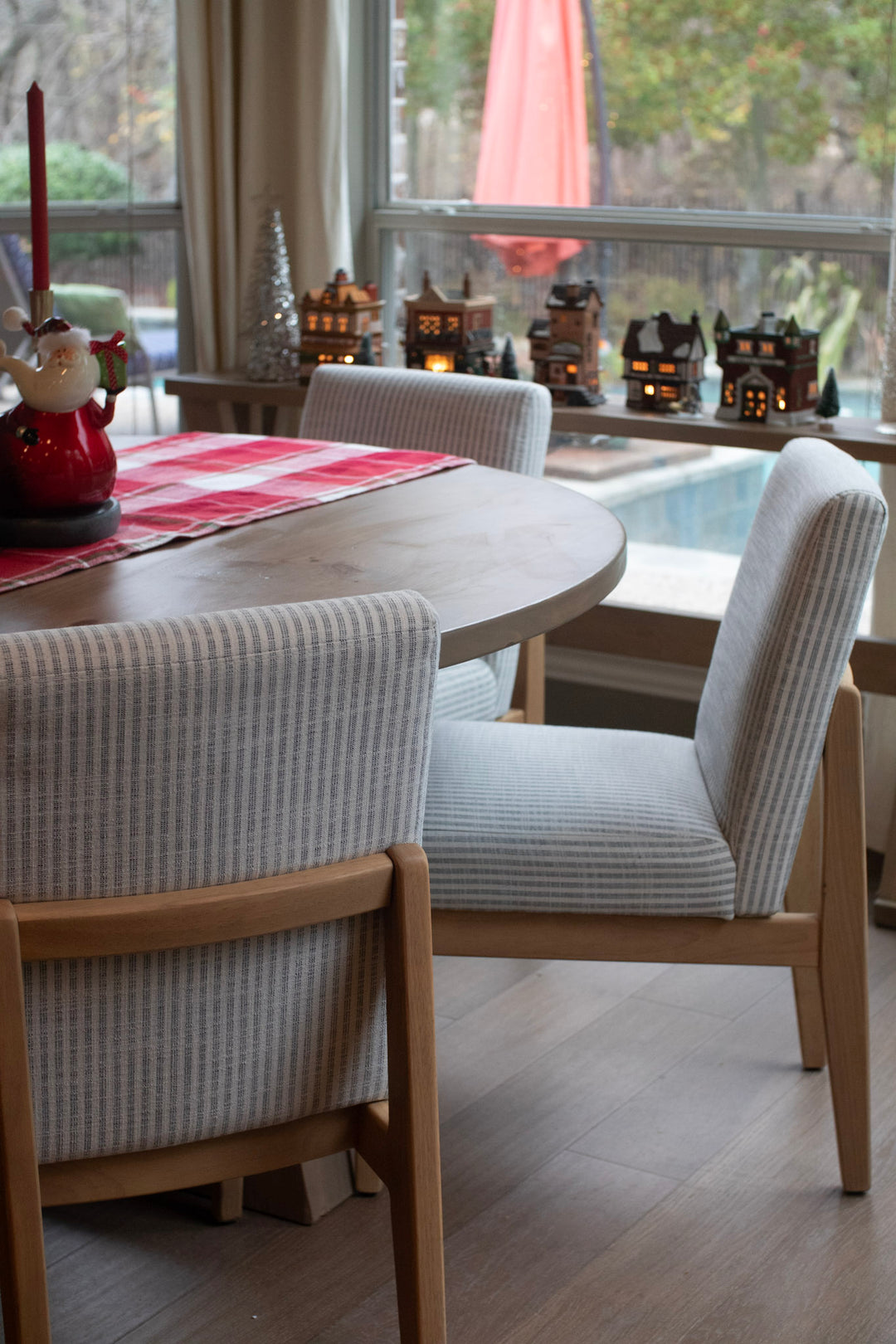 Trapezoid Round Dining Table