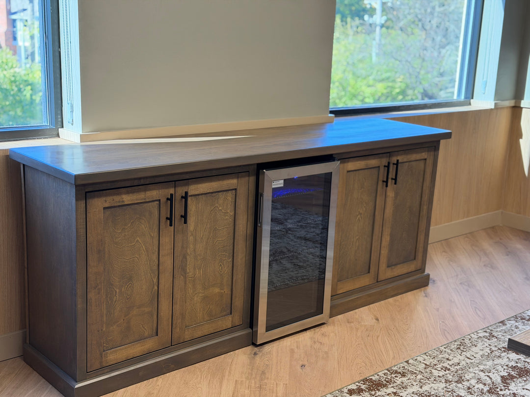 Credenza with Mini-Fridge