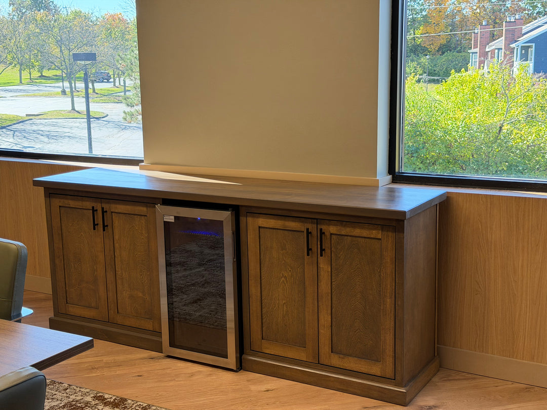 Credenza with Mini-Fridge