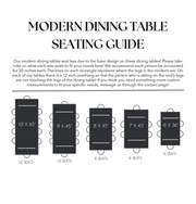 Modern Metal Dining Table