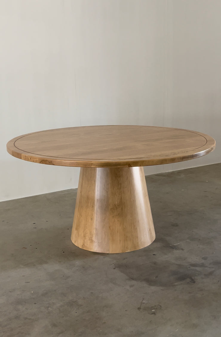 Maple Cone Round Dining Table
