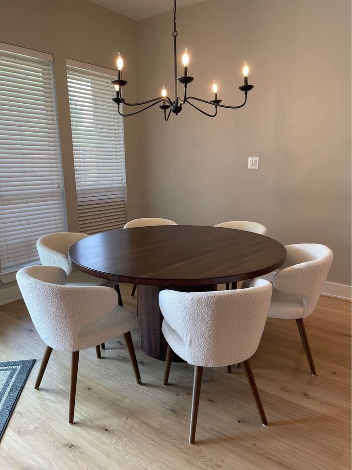 Cylinder Round Dining Table