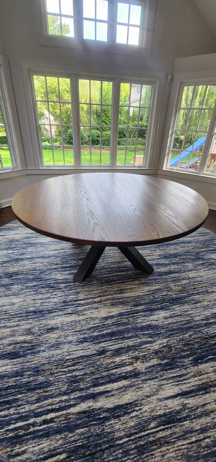 72" Spider Round Dining Table