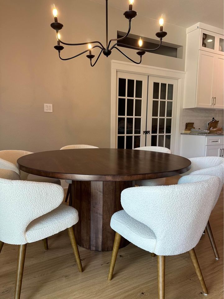 Cylinder Round Dining Table