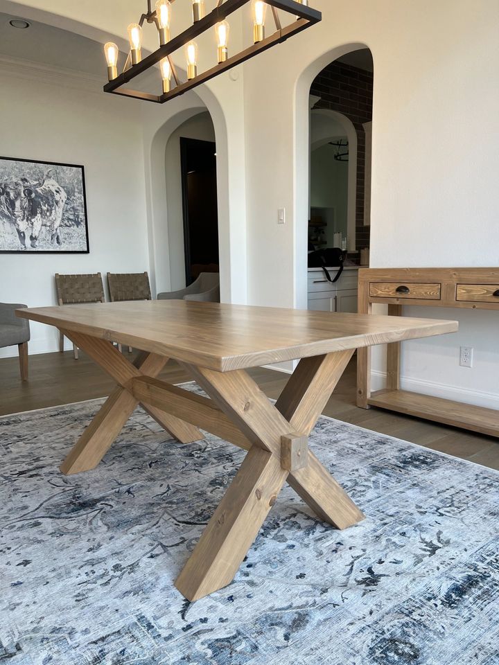 X-Trestle Dining Table