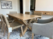 X Trestle Dining Table